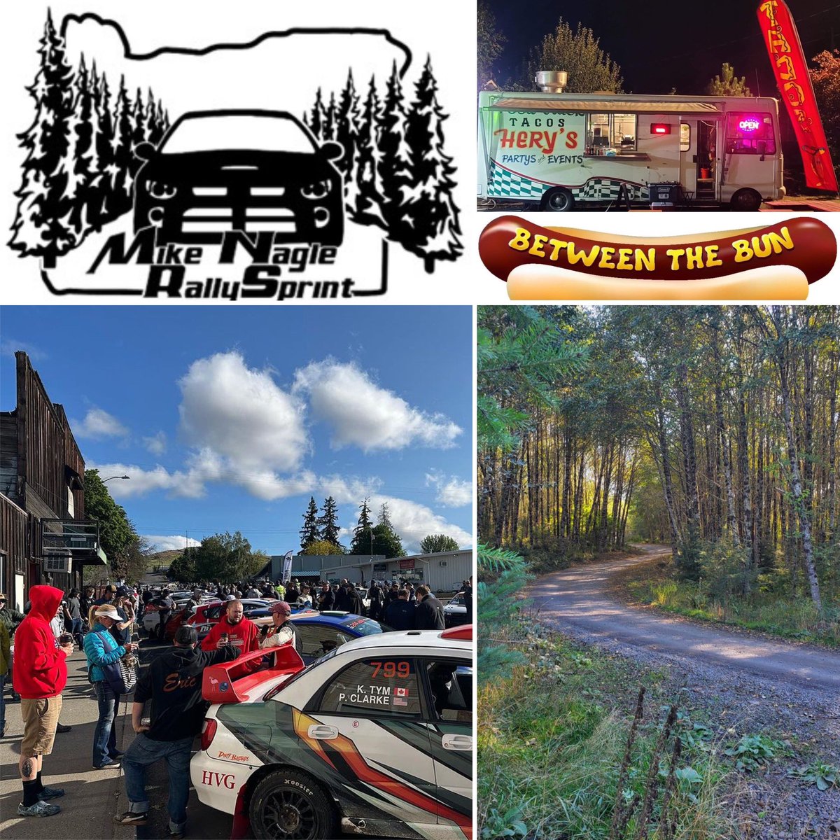 Oregon Trail Rally (@oregontrailrly) on Twitter photo It’s almost rally time! 
Come see rally cars & meet the race teams before the race at our Mike Nagle RallySprint. The best part is admission is free!
📍 Columbia County Fairgrounds
🗓️ Tomorrow Nov 2nd Noon-1:30pm
🌮🍔🌭 Between the Bun & Hery's Tacos LLC
See you tomorrow! It’s almost rally time! 
Come see rally cars & meet the race teams before the race at our Mike Nagle RallySprint. The best part is admission is free!
📍 Columbia County Fairgrounds
🗓️ Tomorrow Nov 2nd Noon-1:30pm
🌮🍔🌭 Between the Bun & Hery's Tacos LLC
See you tomorrow!