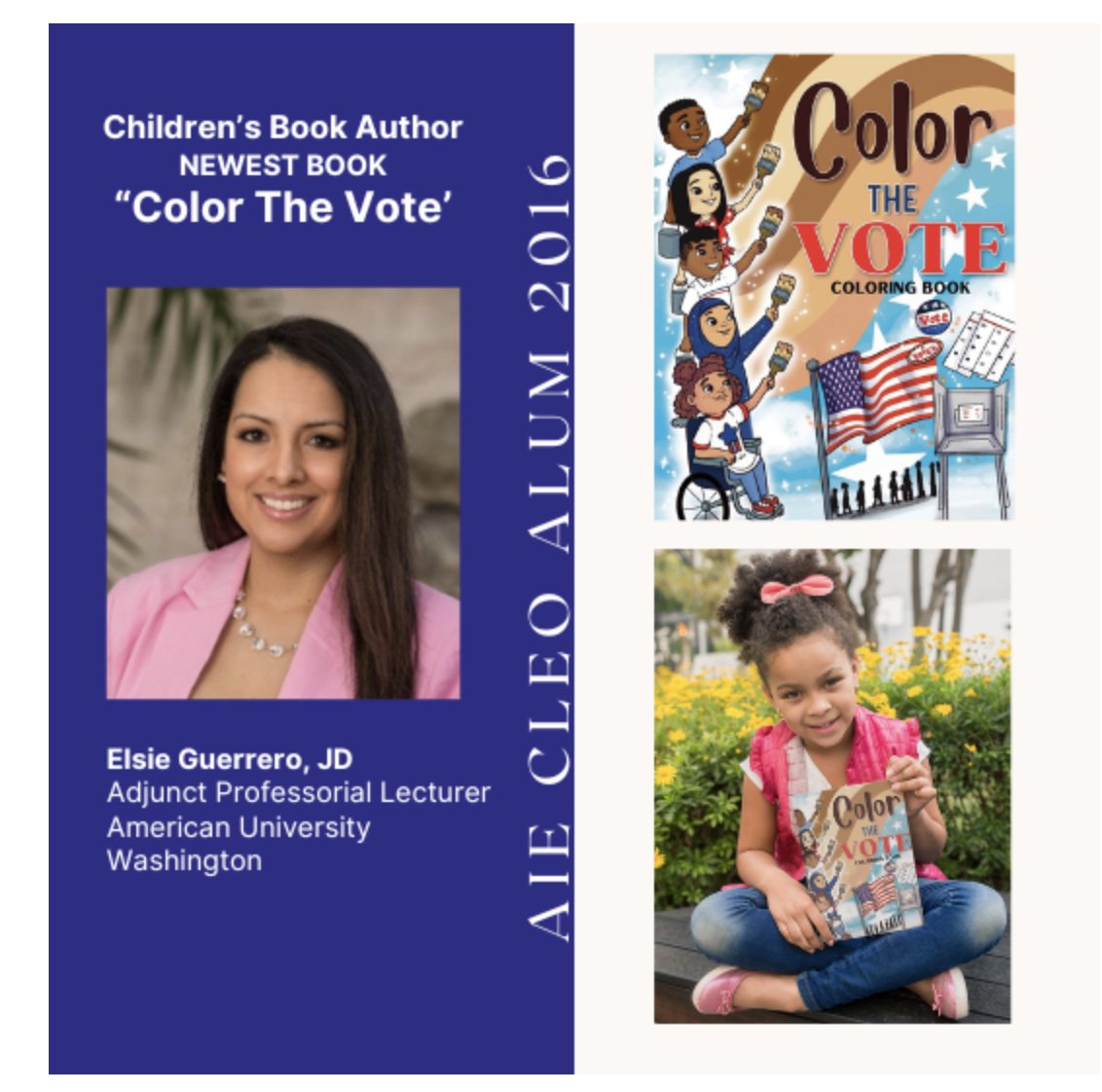 Thank you, <a href="/cleoscholars/">cleoscholars</a>, for featuring me in your newsletter! With the election four days away, it is crucial that everyone get out there and vote! Children may be unable to vote, but they can encourage their families, teachers, and friends to vote. #votingmatters #Colorthevote