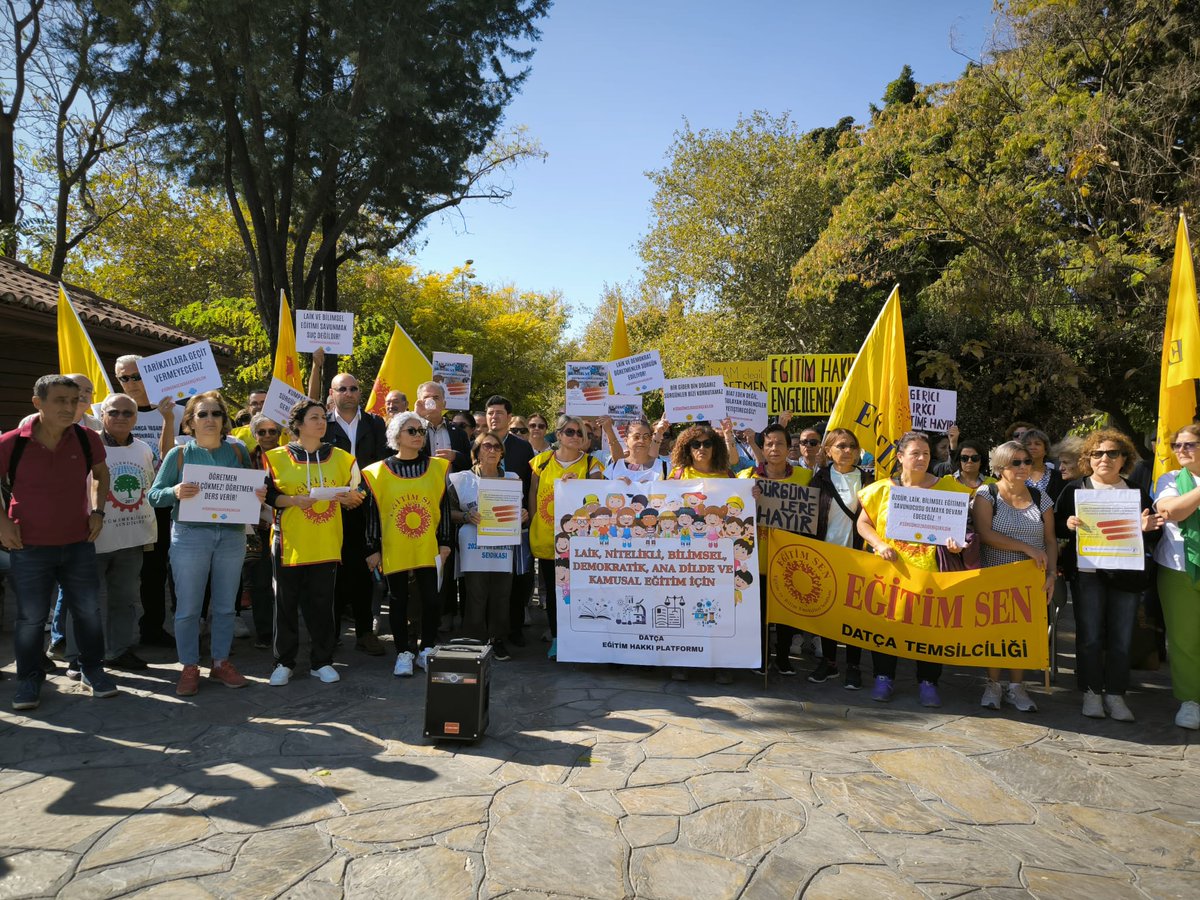 Emeğin Gündemi (@emegingundemii) on Twitter photo Muğla'da Sürgünlere Karşı Ses Yükseldi
EĞİTİM-SEN ve Datça Eğitim Hakkı Platformu'ndan Sürgün Edilen Eğitim Emekçileri İçin Ortak Açıklama
<a href="/egitimsen_datca/">Eğitim-Sen/ Datça</a>
#egitim #emekci
emegingundemi.com/muglada-surgun… Muğla'da Sürgünlere Karşı Ses Yükseldi
EĞİTİM-SEN ve Datça Eğitim Hakkı Platformu'ndan Sürgün Edilen Eğitim Emekçileri İçin Ortak Açıklama
<a href="/egitimsen_datca/">Eğitim-Sen/ Datça</a>
#egitim #emekci
emegingundemi.com/muglada-surgun…