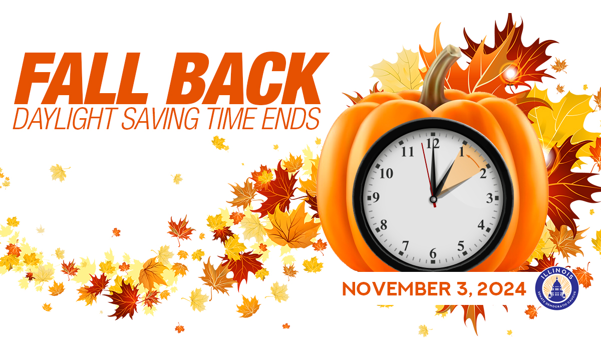 It’s time to fall back – on your clocks, by one hour – as daylight saving time ends Sunday morning.