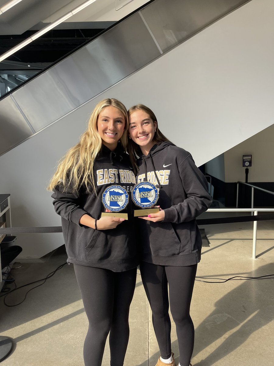 Huge Congratulations to <a href="/elle_wildman/">ElleWildman</a> and <a href="/AliviaPenman1/">Alivia Penman</a>  for being selected to the 2024 3A All Tournament Team! Proud of you ladies💪🏻⚽️
<a href="/mngirlssoccer/">MN Girls Soccer</a> <a href="/ERHSRaptorsAD/">AD</a>