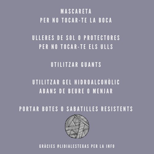 🔴 Atenció gent, si aneu a ajudar a les zones afectades, important prendre precaucions :