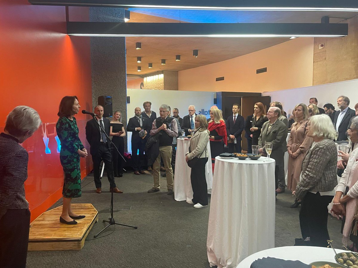 CZinLondon's tweet photo. On Thursday 31st Oct Ambassador #MarieChatardova launched the 28th year of #MadeInPrague, festival of Czech culture in the #UK organised by @CzechCentreLnd, with a concert of Czech composer Ondřej Adámek performed by the @londonsymphony in the @BarbicanCentre. https://t.co/Vj55trrL5L