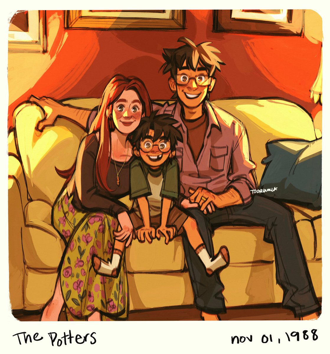a beautiful little family #harrypotter