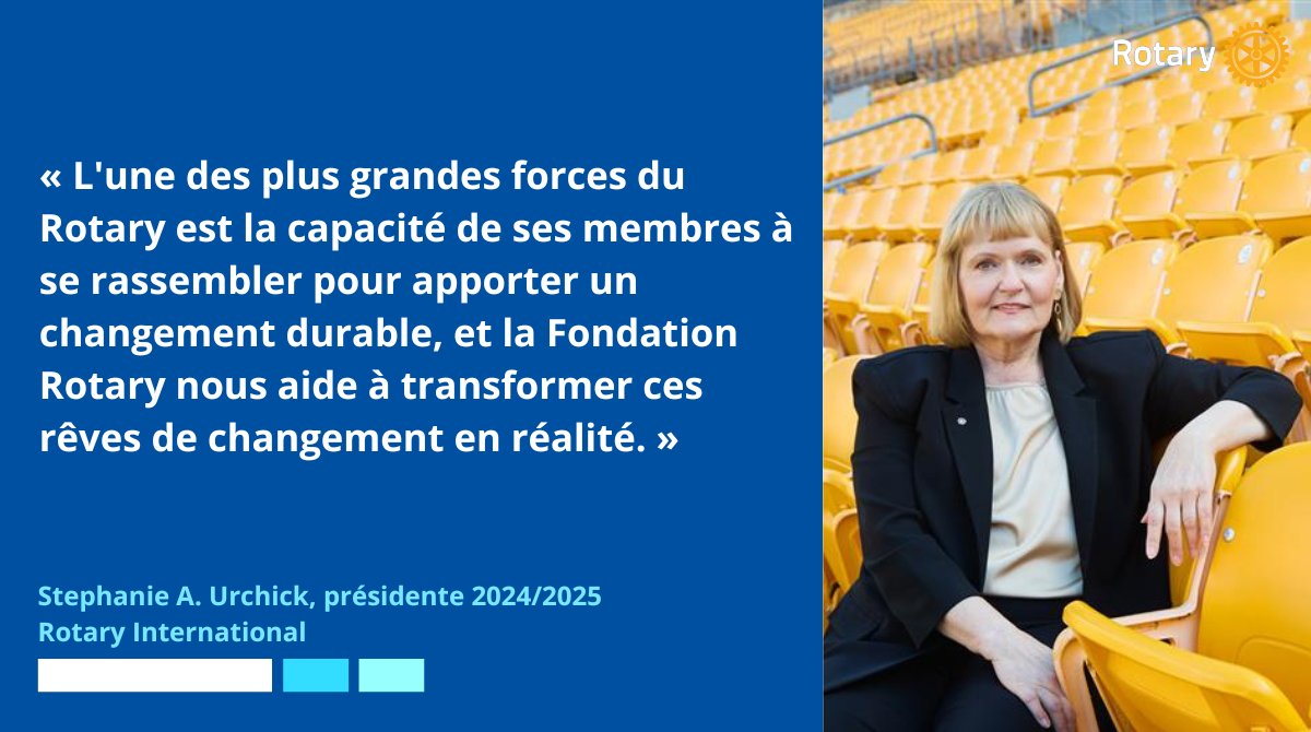 Rotary International tweet media