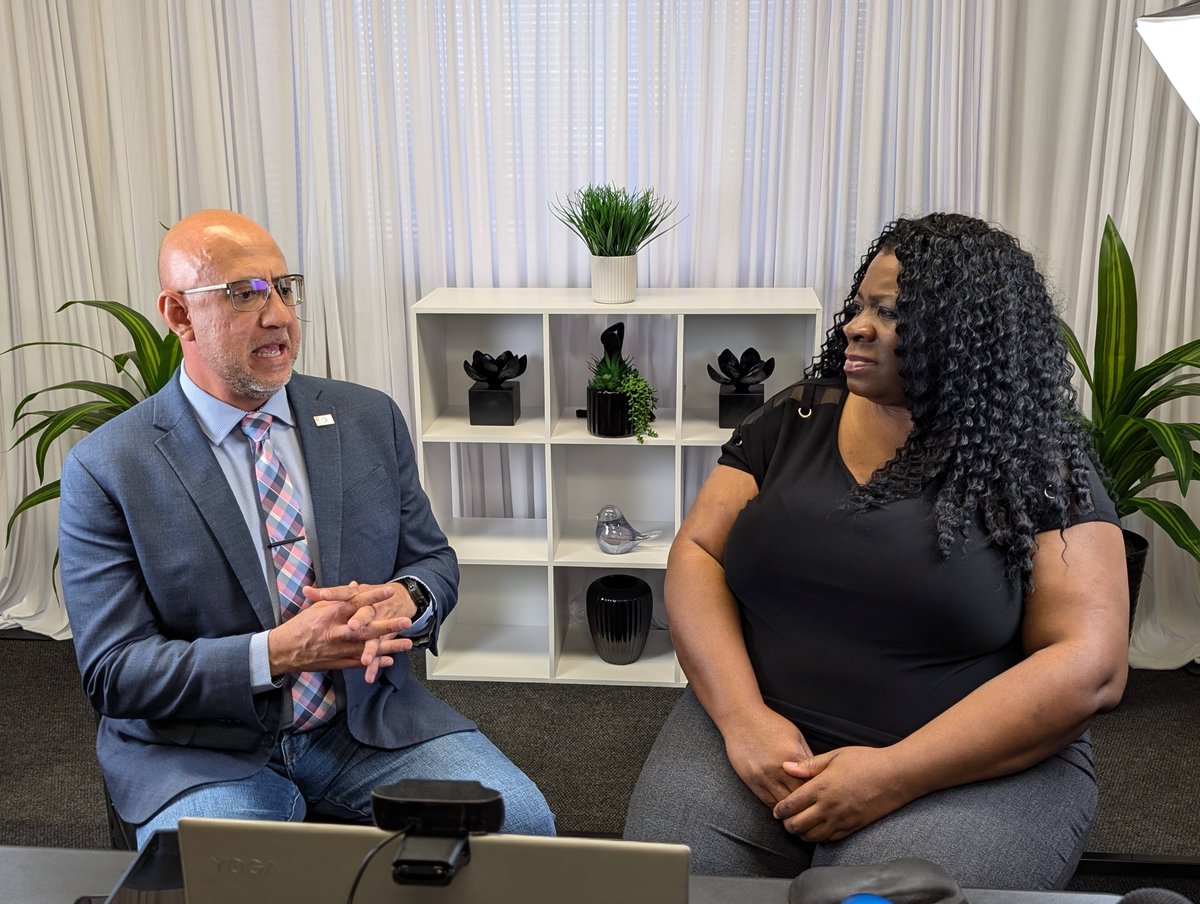 FBIElPaso's tweet photo. #FBIEP Agent Alex Bustillos spoke to #FirstFridaysWithTheFBI hostess Monica Tucker about Sextortion, Financial Sextortion, and Violent Online Extortion. Tune in to hear how predators are targeting our kids to commit Self-Harm and suicide. https://t.co/l8TBoMzXI3