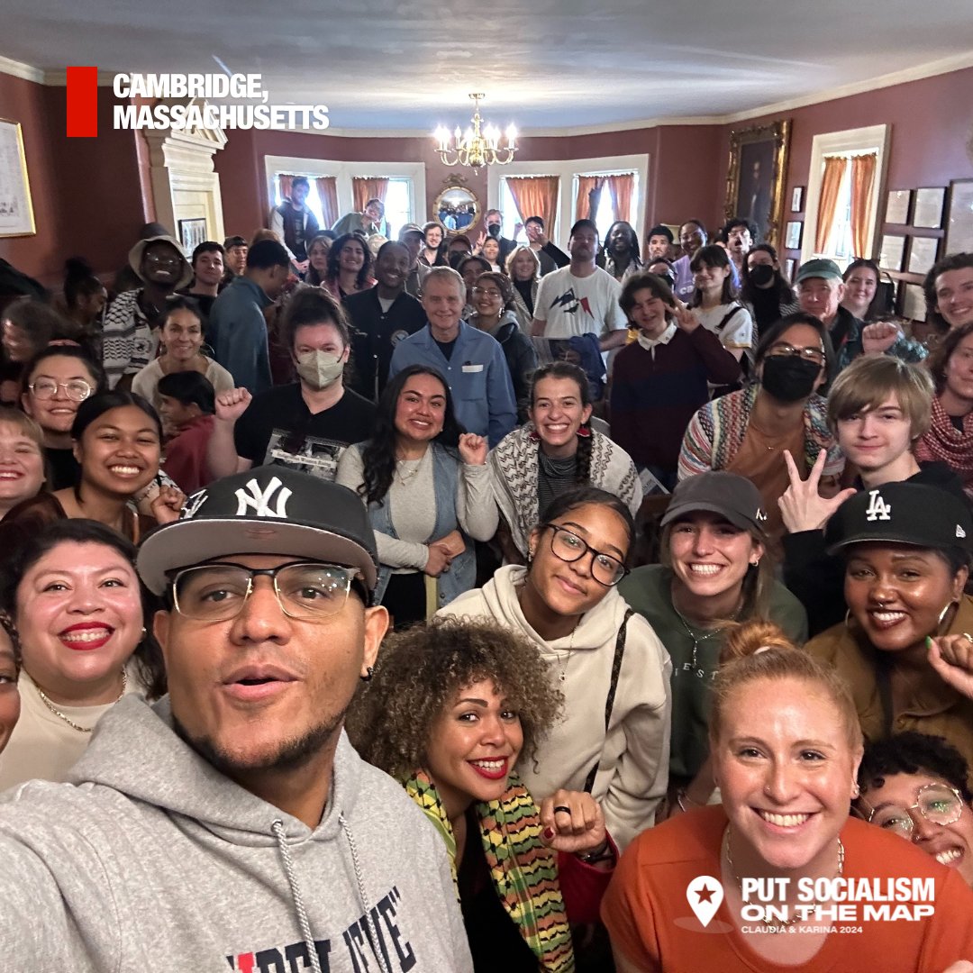 votesocialist24's tweet photo. All across the country, our volunteers continue to put socialism on the map! ✊🏽

In this final stretch ahead of Election Day, we are out in the streets, engaging with our community members about the issues that matter to us, but never seem to matter to the two corporate parties. https://t.co/sFBADya6X7