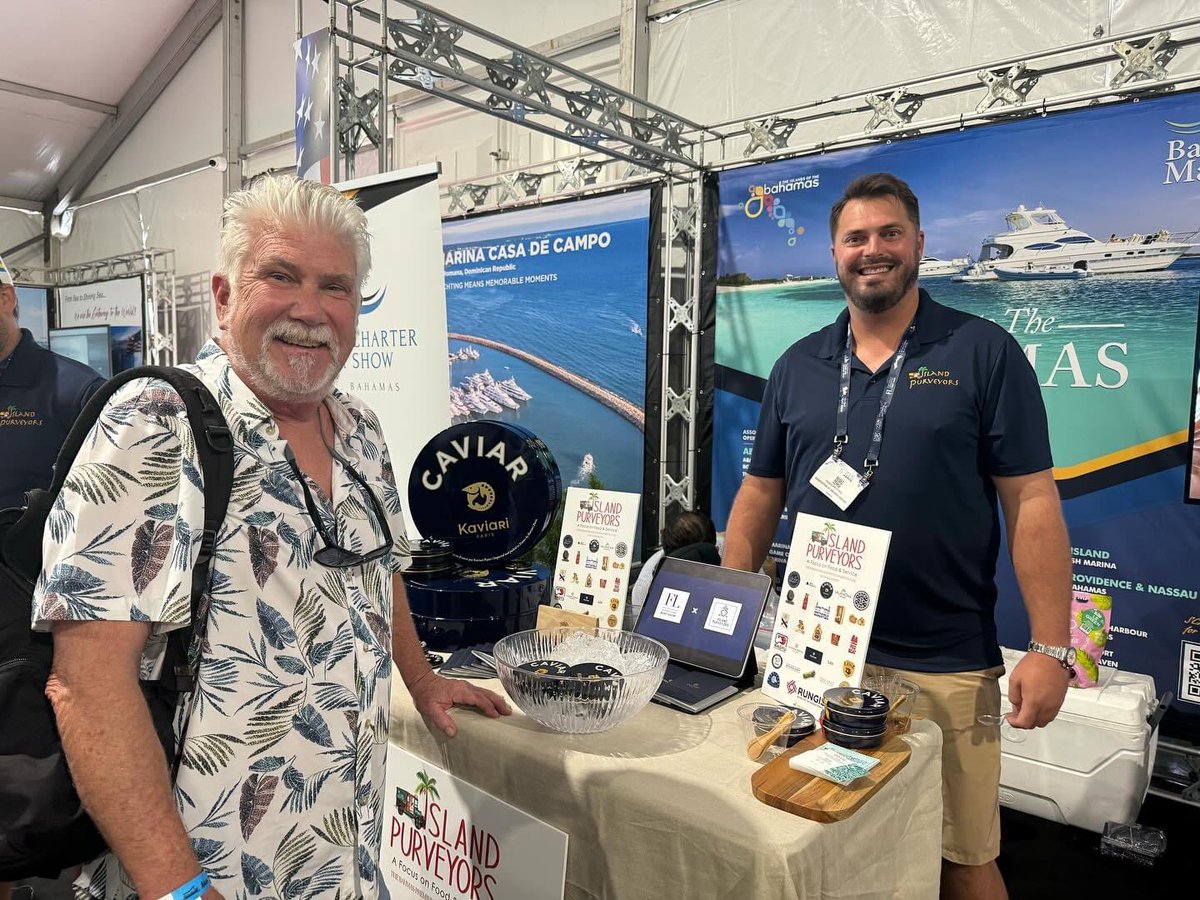 Bahamas1's tweet photo. #repost @BahamasMarinas
Swing by our #FLIBS booth (855-856) to sample some toro & caviar with Island Purveyors π§πΈ#Bahamas #bahamasboating #bahamasmarinas #flibs2024 #FortLauderdale https://t.co/mQK4KW9JhR