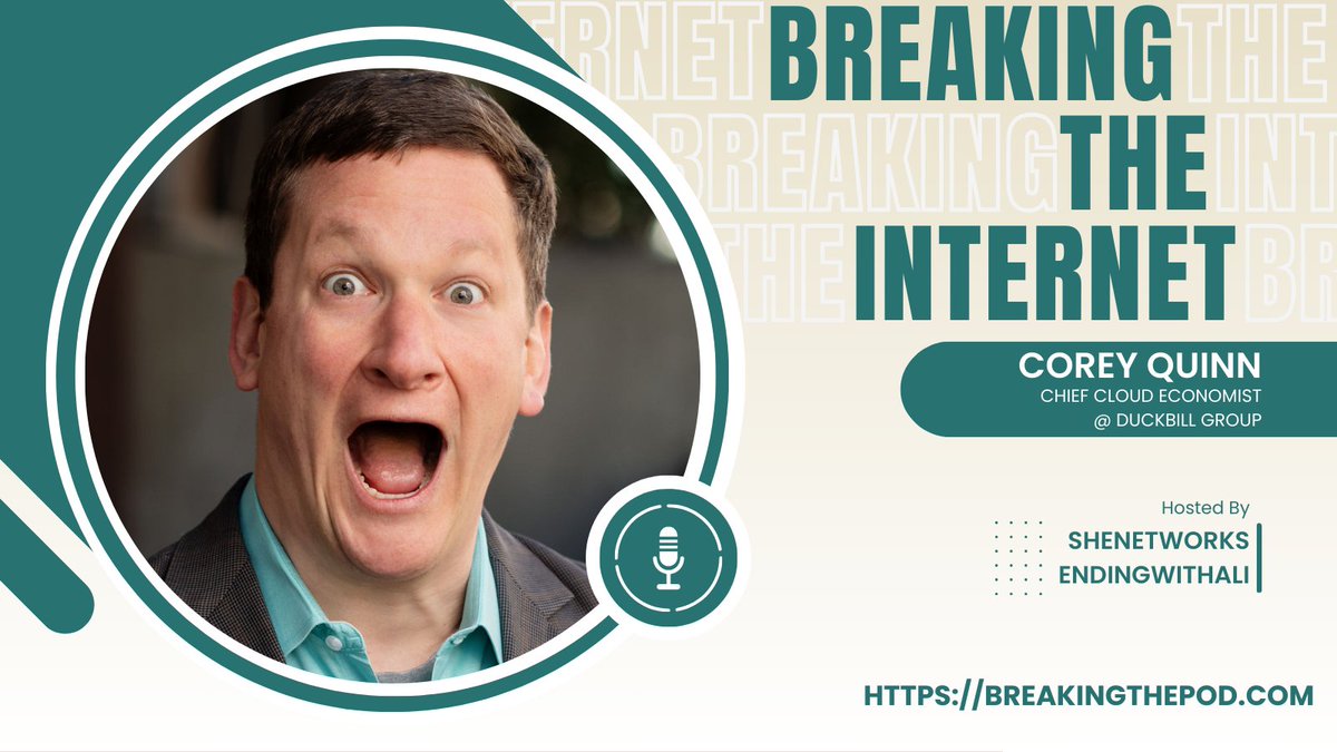 shenetworks (@shenetworks) on Twitter photo 🚨 NEW EPISODE // Screaming with <a href="/QuinnyPig/">Corey Quinn</a>.
We cover everything from recent Cloud trends to flying pigs. youtu.be/gDTzi6_z7uk 🚨 NEW EPISODE // Screaming with <a href="/QuinnyPig/">Corey Quinn</a>.
We cover everything from recent Cloud trends to flying pigs. youtu.be/gDTzi6_z7uk