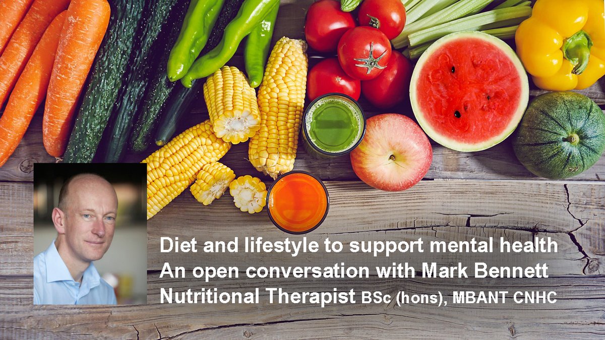 Diet &amp; lifestyle for mental health: Wokingham Support Group 6th Nov 2024 at 7.00pm. Mark Bennett will discuss the uses of diet and lifestyle to support mental and optimal health. Book your free ticket at dx-06nov-2024.eventbrite.co.uk