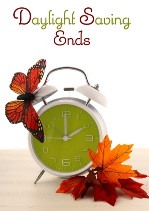 BigRigTowing's tweet photo. Time to turn your clocks back!

Daylight Saving Time ends on Sunday November 3, 2024 at 2:00 am. At this time, we “fall back” one hour.

Set your clocks back before you go to bed and enjoy an extra hour of sleep Saturday night! https://t.co/art9Pj2jwU
