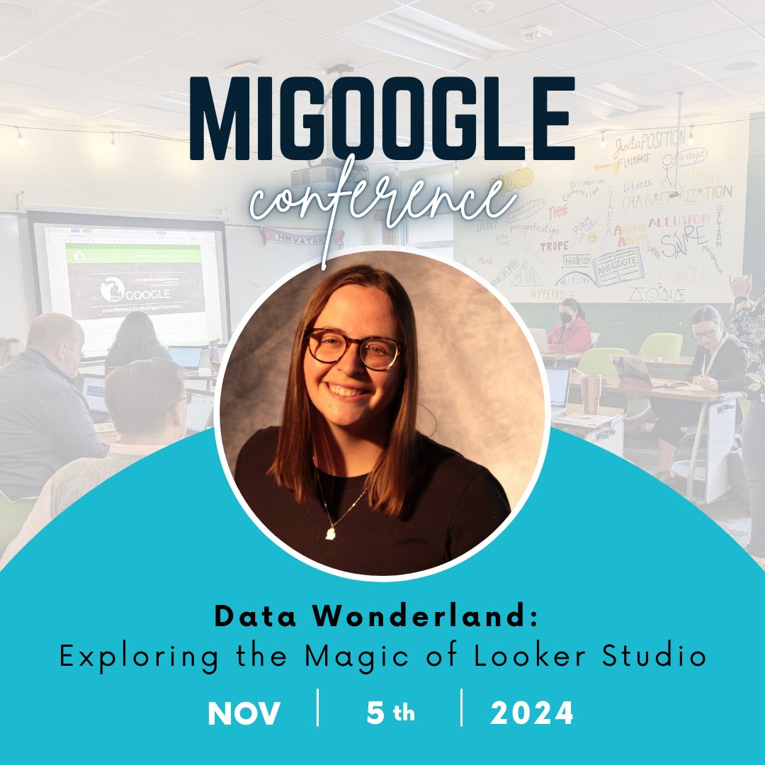 Come play with data with me and learn more about harnessing the power of Looker Studio for better (+ prettier!) data analysis at <a href="/michGoogle/">miGoogle</a>📊🎉

#migoogle2024 #techiscool