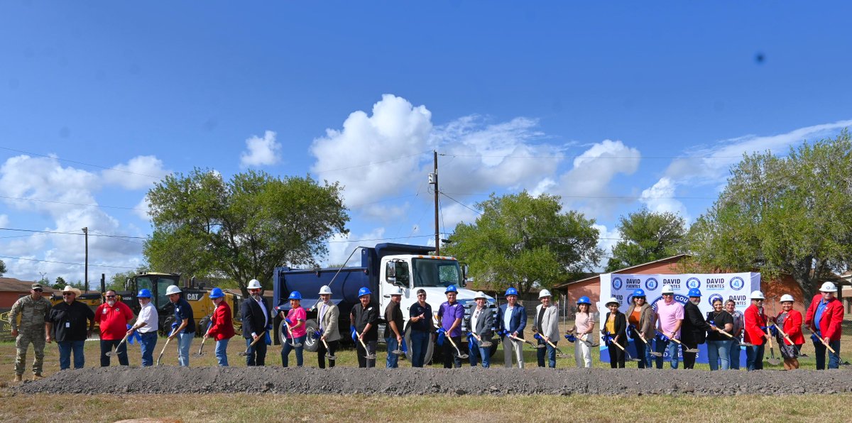 JudgeCortez's tweet photo. Congratulations to @HCP1_Fuentes on the Groundbreaking of the first-ever Wellness &amp; Activity Community Center! This center will promote health , fitness and also serve as a venue for community events. Can't wait to see the positive impact this facility will have on our community! https://t.co/jc7ZKYaPcq