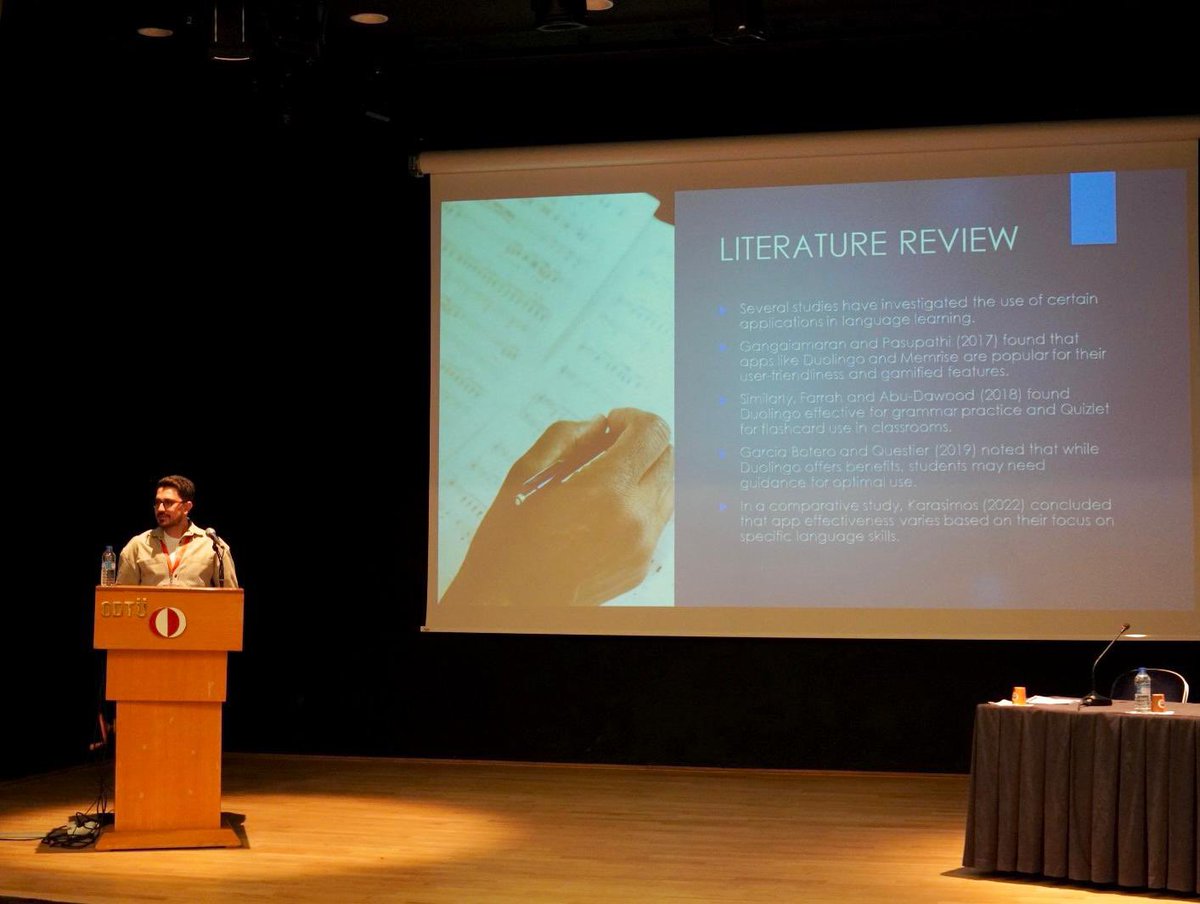 Today, I presented my study on the use of mobile applications by learners studying for international English proficiency tests at the 6th ESP Conference at METU and had the chance to listen some really insightful talks and sessions.