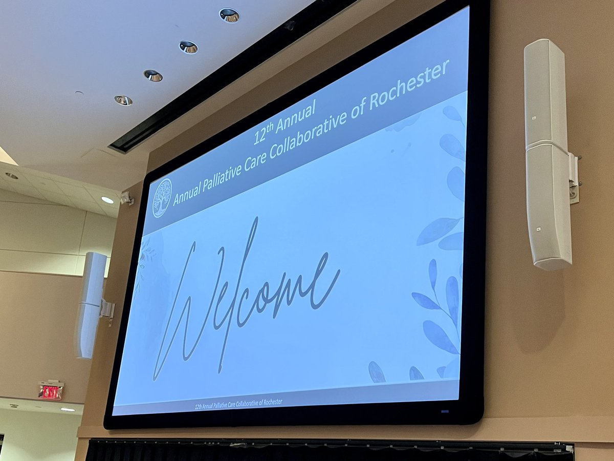 Renee Madathil, PhD (@drreneephd) on Twitter photo Honored to have been part of an all star cast of speakers at the 12th Annual Palliative Care Collaborative Rochester this year. What a wonderful group and audience!
<a href="/UR_Med/">UR Medicine</a>
#palliativecare Honored to have been part of an all star cast of speakers at the 12th Annual Palliative Care Collaborative Rochester this year. What a wonderful group and audience!
<a href="/UR_Med/">UR Medicine</a>
#palliativecare