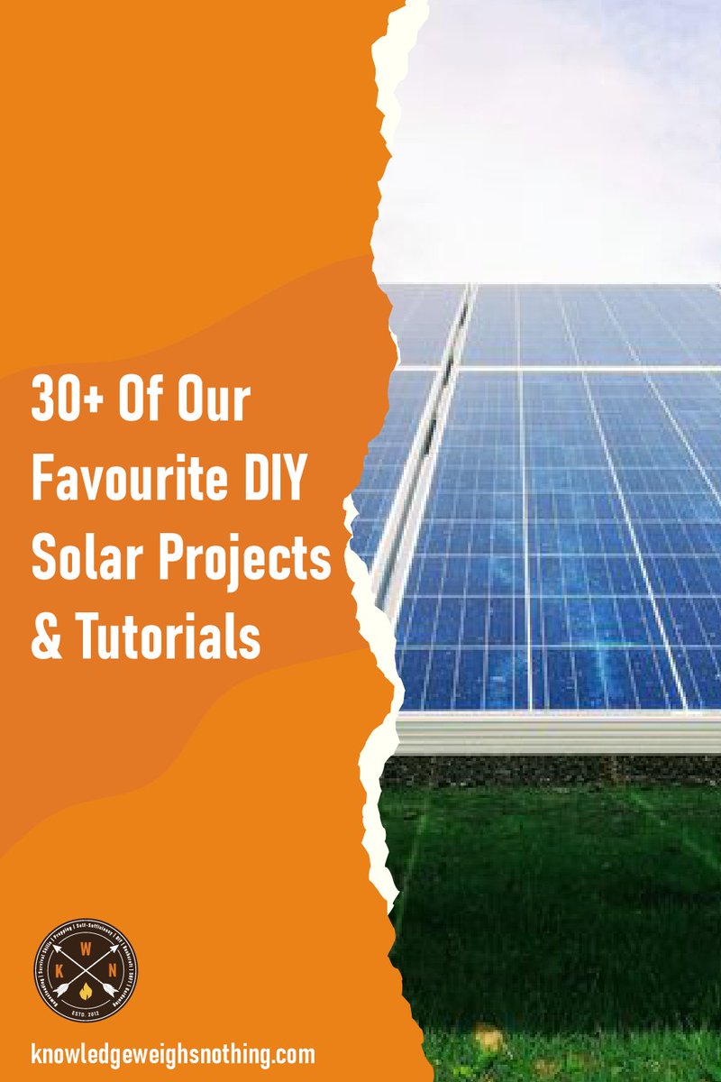 KWNHQ's tweet photo. 30+ Of Our Favourite DIY Solar Projects &amp; Tutorials
https://t.co/p5RKyv2nRw

#DIY #Homesteading #Survival #Selfsufficiency#Bushcraft 
#SHTF #Emergencypreparedness #Planning #SolarPanel https://t.co/gt0LvjYUHa
