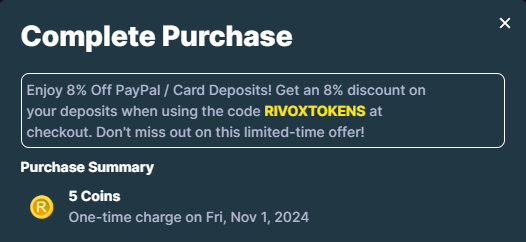 Nothing to do until next season?

We're hosting a $50 giveaway. 
Calling the giveaway winners within the next 3 hours.
- Like and RT
- Mention 2 friends
- Comment your username 

Use code "RIVOXTOKENS" for a discount at checkout!