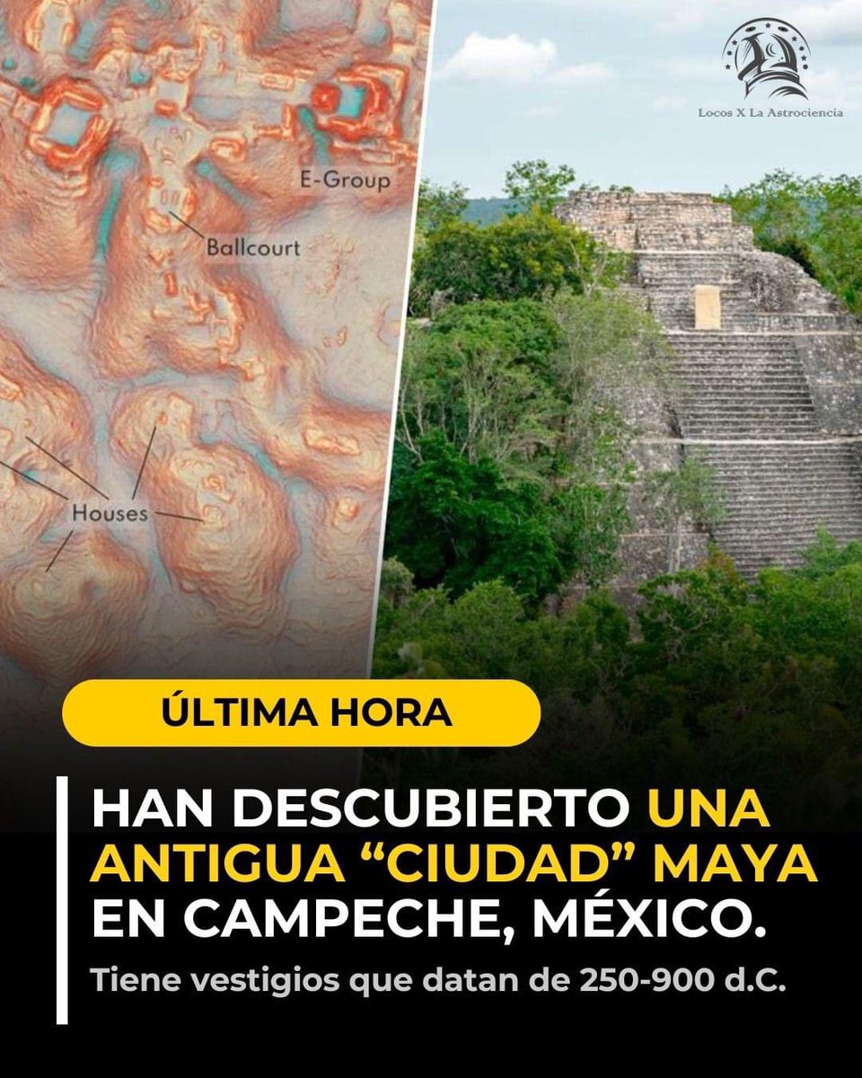Esto debería ser noticia mundial 😯

Recientemente, el INAH (Instituto Nacional de Antropología e Historia) ha dado a conocer un nuevo sitio arqueológico descubierto en la selva de Campeche. Su nombre es Valeriana.

Se estima que tiene una extensión de unos 16 kilómetros