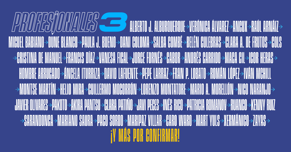 Los  grandes protagonistas de este evento son los  𝗣𝗥𝗢𝗙𝗘𝗦𝗜𝗢𝗡𝗔𝗟𝗘𝗦, reconocidos por su trabajo y trayectoria y,  que al compartir su experiencia, son fuente de inspiración para futuros  profesionales y aficionados del sector

Nuestros profesionales confirmados son: