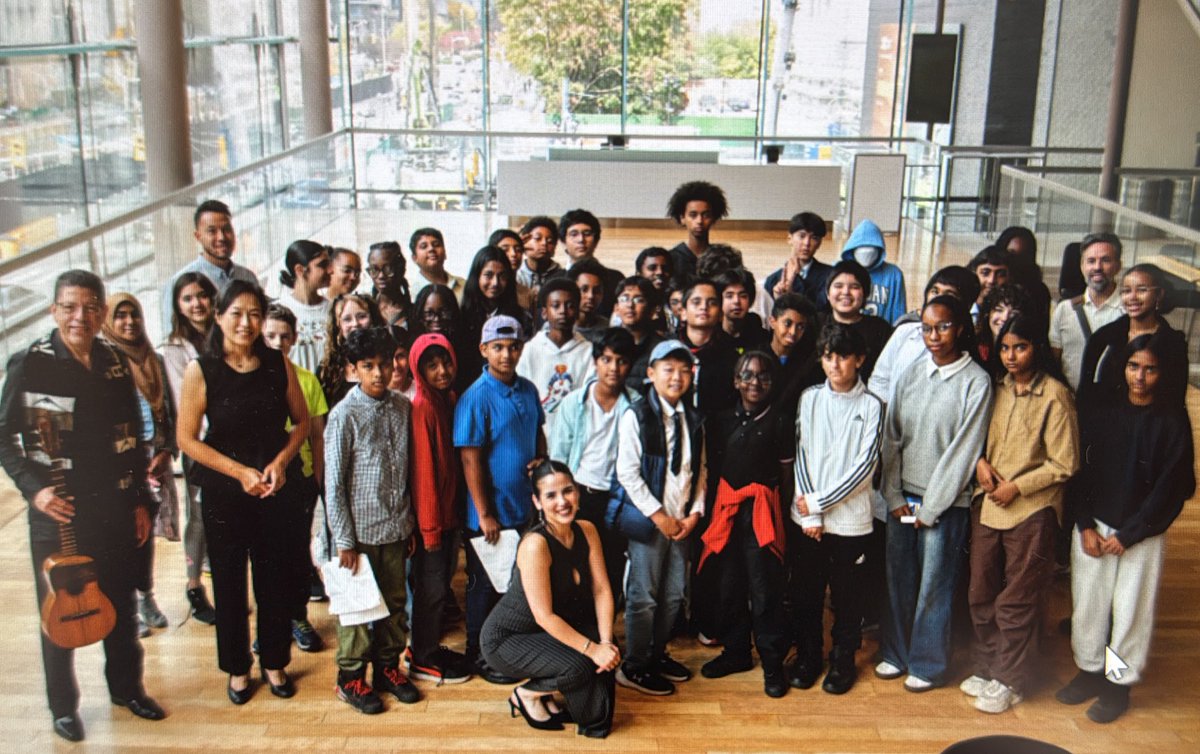Our grade 7/8s had an eye-opening experience with Ana Castro’s workshop, “Canciones de mi Gente: A Journey Through Latin American Art Song” #TaylorCreek #AnaCastro