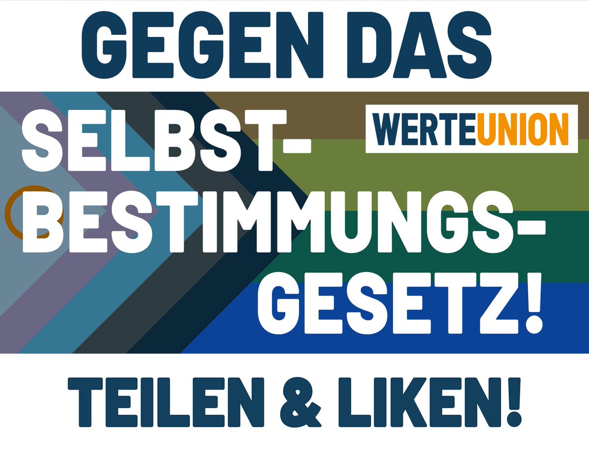 Gegen das Selbstbestimmungsgesetz!

#Selbstbestimmungsgesetz #werteunion #ampel #Regierung #Politik #politiker #Deutschland #frauenrechte