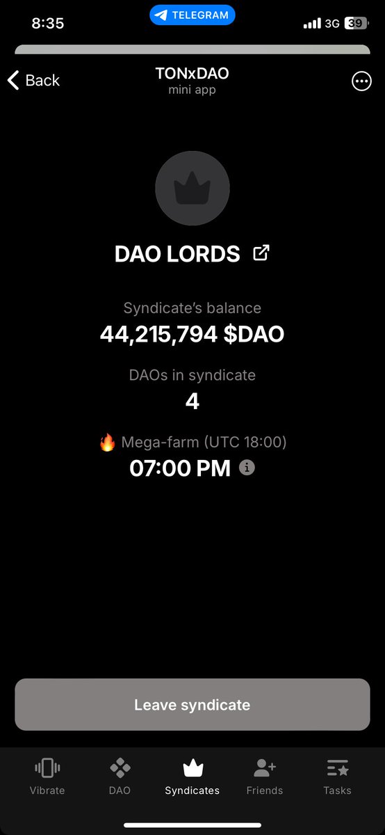 williamz8008's tweet photo. @xdaoapp Join our syndicate to activate x5 multiplier on TONxDAO

Mega farm time  7PM Nigerian time

search for  *DAO LORDS* syndicate, join and let's vibe together 🤝💪 https://t.co/xA09SMBuLX