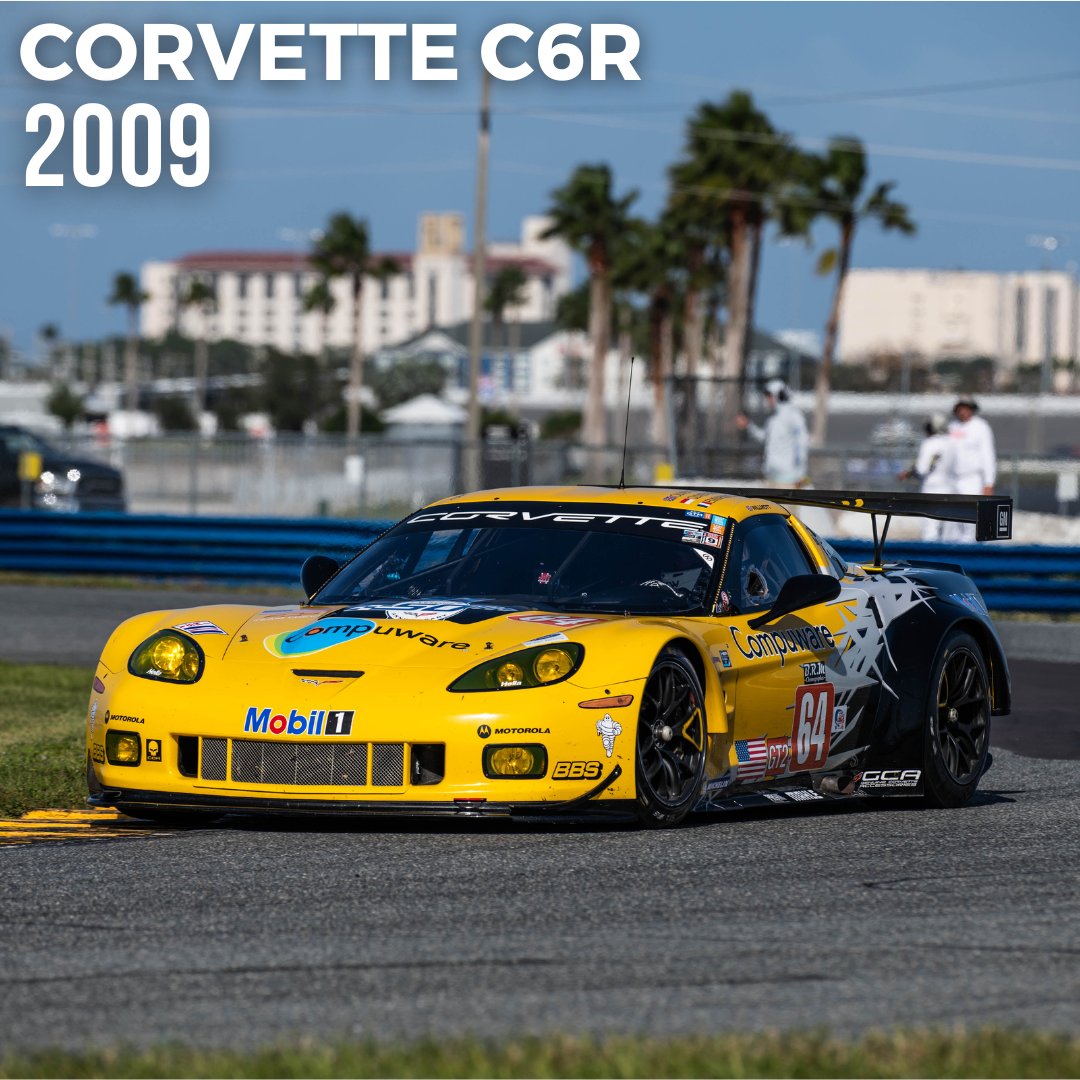It's the #Classic24 at Daytona this weekend and we're already a little bit  obsessed with this 2009 Chevrolet Corvette C6R. The racing Corvettes have  melted many a British heart in the Goodwood, image size:1080x1080