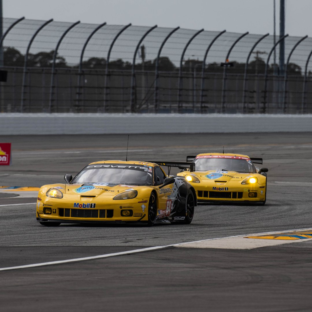 It's the #Classic24 at Daytona this weekend and we're already a little bit  obsessed with this 2009 Chevrolet Corvette C6R. The racing Corvettes have  melted many a British heart in the Goodwood, image size:1080x1080