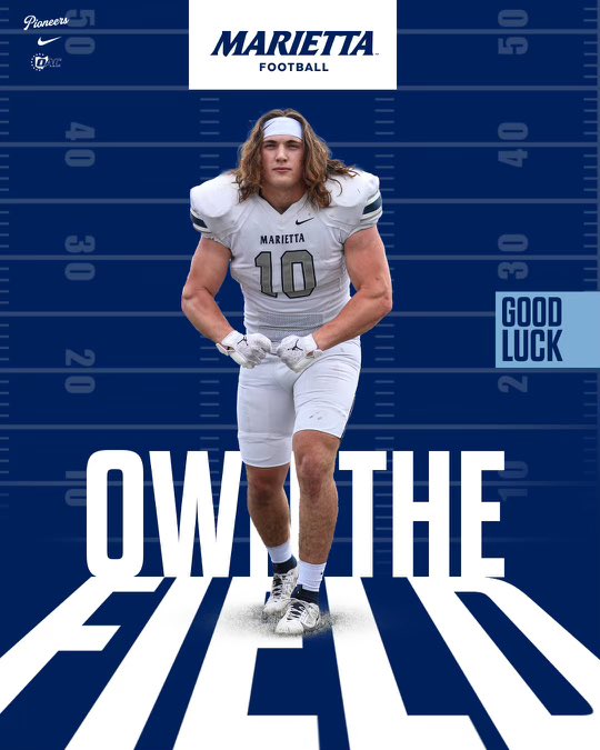 Logan Hopper (@26_hopp) on Twitter photo Thank you <a href="/Marietta_FB/">Marietta College Football</a> for wishing me luck as we start our playoff run!
<a href="/J_maineKeyes/">Jermaine Keyes</a> <a href="/RHredmen_FB/">Rock Hill Redmen Football</a> <a href="/CoachGeiger_/">Coach TG</a> #TRIBE #FIGHT_MC Thank you <a href="/Marietta_FB/">Marietta College Football</a> for wishing me luck as we start our playoff run!
<a href="/J_maineKeyes/">Jermaine Keyes</a> <a href="/RHredmen_FB/">Rock Hill Redmen Football</a> <a href="/CoachGeiger_/">Coach TG</a> #TRIBE #FIGHT_MC