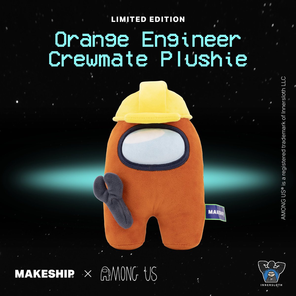 Makeship's tweet photo. We are officially Team Crewmates (for now)…

We’ve teamed up with @AmongUsGame to launch an exclusive Orange Engineer Crewmate Plushie 🟠⚠️ for a limited time grab yours at the link below 👇

https://t.co/dw3fFWKkzr https://t.co/UvXjm3juMb