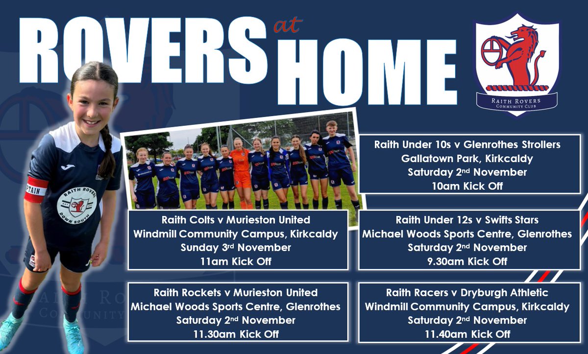 Raith Rovers Community Club ( Girls Section) tweet media