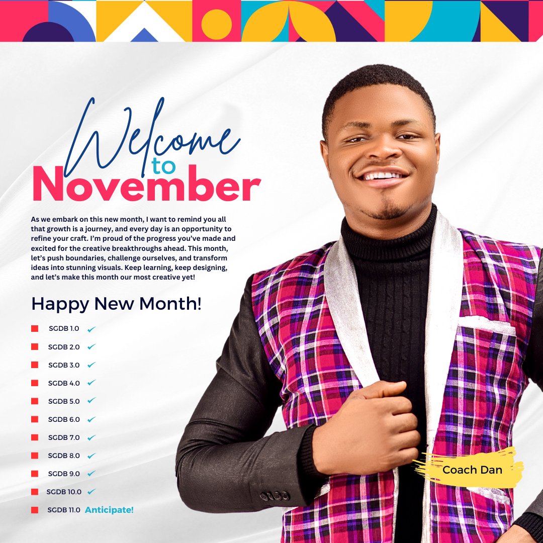 DanielOklobia's tweet photo. Happy New Month, everyone!🌟 

As we embark on this new month, I want to remind you all that growth is a journey, and every day is an opportunity to refine your craft.

 I’m proud of the progress you’ve made and excited for the creative breakthroughs ahead. 

#happynewmonth https://t.co/awngMskW9X
