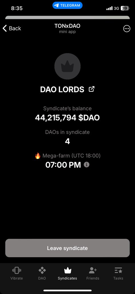 williamz8008's tweet photo. @xdaoapp Join our syndicate to activate x5 multiplier on TONxDAO

Mega farm time  7PM Nigerian time

search for  *DAO LORDS* syndicate, join and let's vibe together 🤝💪 https://t.co/QziOk2PDPc