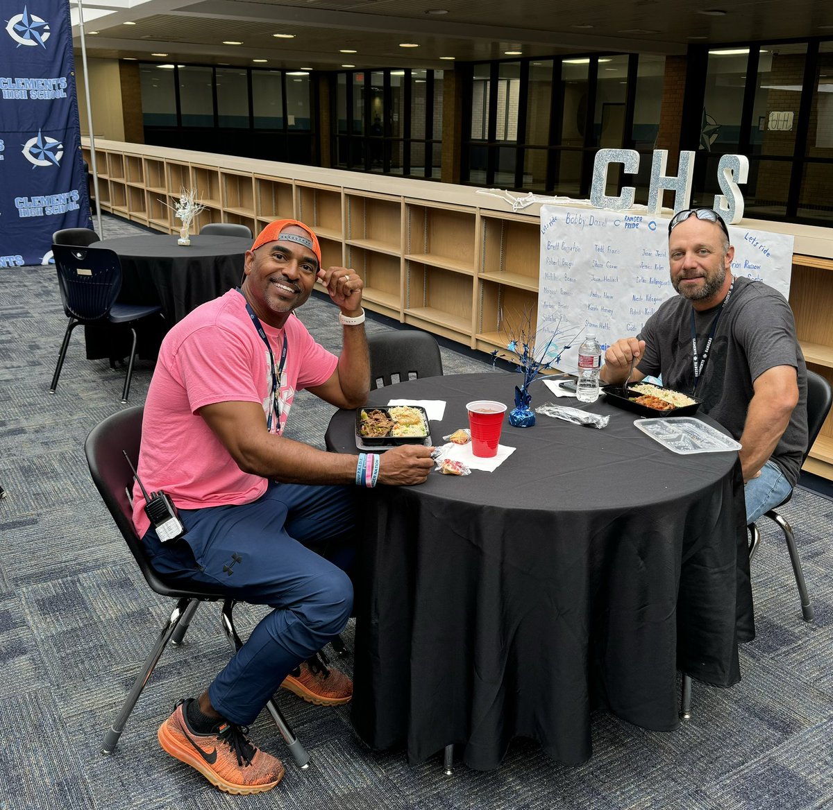 CoachD28_BU's tweet photo. For all my colleagues:
Have a fantastic #TXHSCoachesDay! Thank you to our CABC for making us feel appreciated with a luncheon!
CHigh Coaches-Keep making a difference! #ImpactInfluenceInspire #RangerPride #LetsRide #HWPO #ChasingElite https://t.co/TqtNzmI9fy