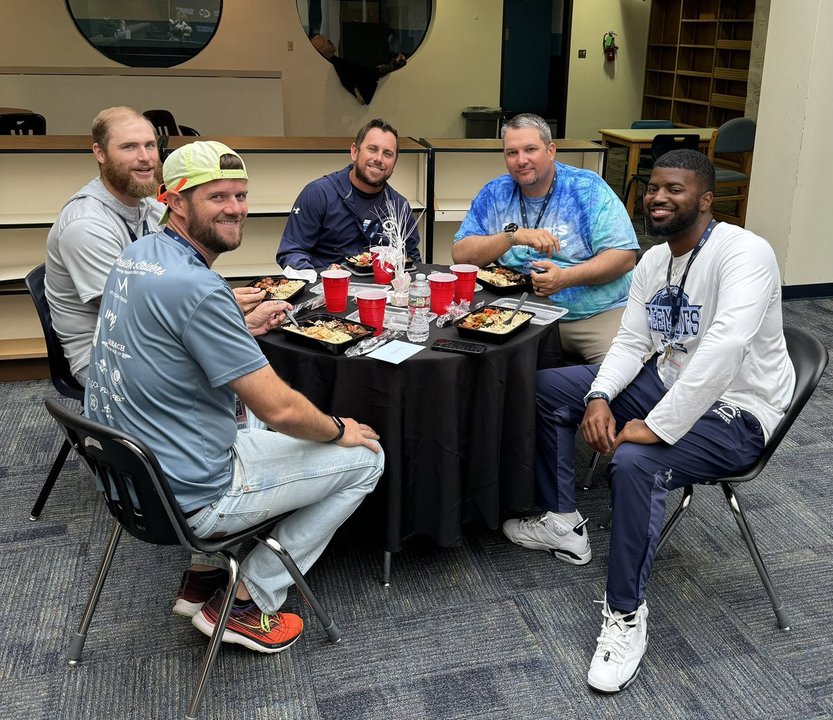 CoachD28_BU's tweet photo. For all my colleagues:
Have a fantastic #TXHSCoachesDay! Thank you to our CABC for making us feel appreciated with a luncheon!
CHigh Coaches-Keep making a difference! #ImpactInfluenceInspire #RangerPride #LetsRide #HWPO #ChasingElite https://t.co/TqtNzmI9fy
