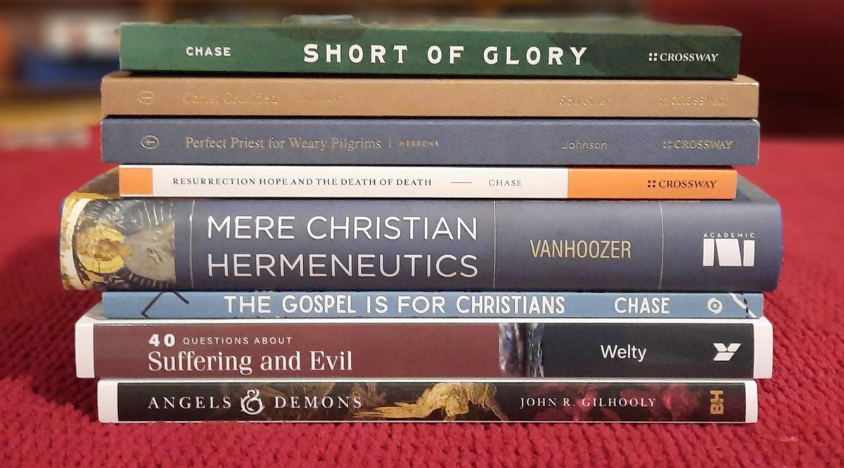 🔥Huge giveaway!🔥

Want these 8 books? Several are even new releases! Winner will be announced on Monday.

To participate, here are the easy steps: share this post, make sure you're following this account, and subscribe to my Biblical Theology site (see profile for more info).