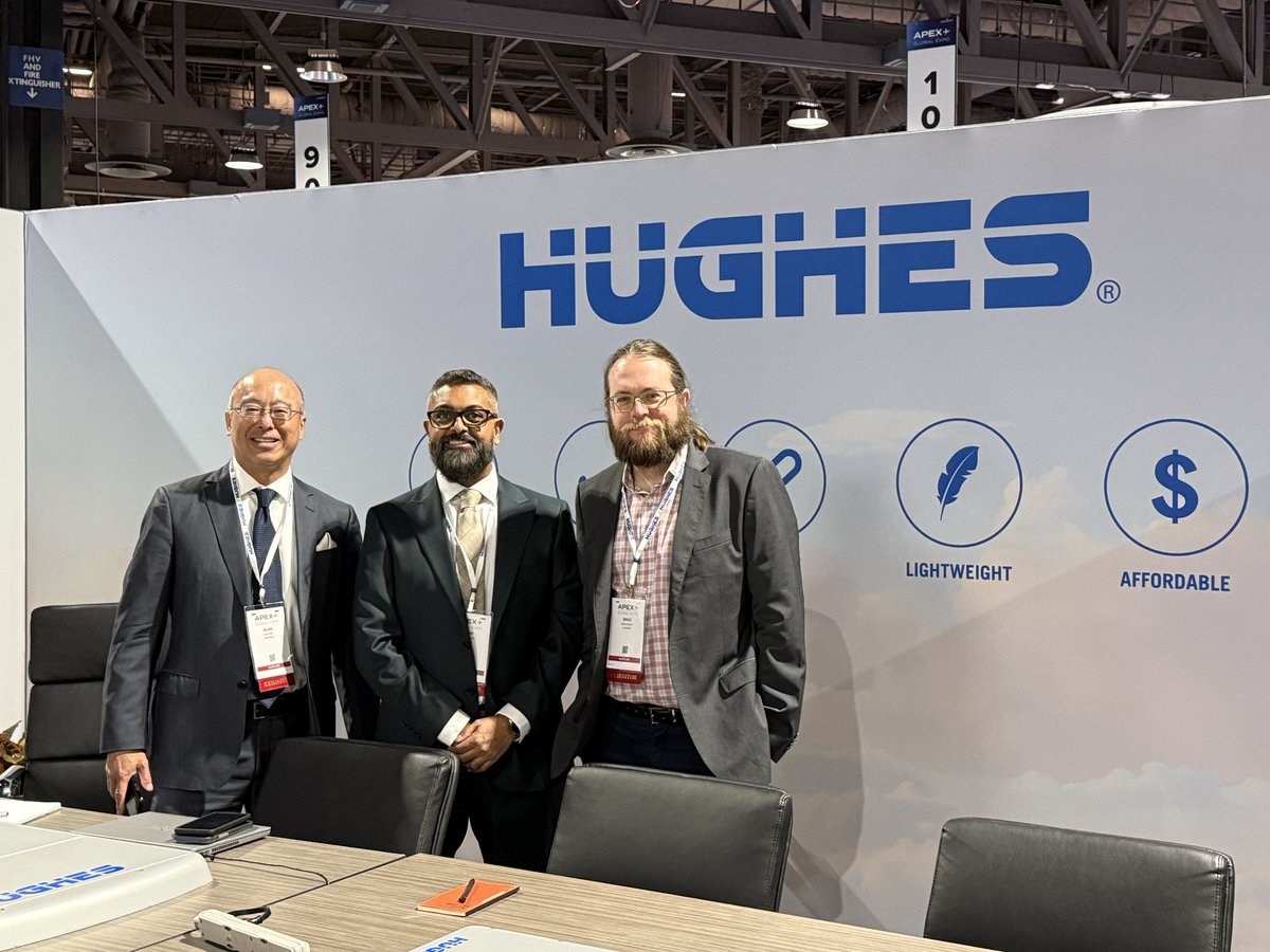 HughesConnects's tweet image. 🌐 The Hughes Aero team had a fantastic time at the APEX/IFSA Global EXPO in Long Beach, CA! We showcased our latest in #inflightconnectivity &amp;amp; passenger experience solutions alongside industry leaders shaping the future of #aviation.

Thanks to all who visited! 🙌

@theAPEXassoc