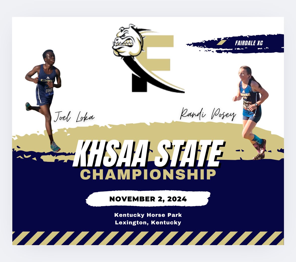 FAIRDALE BULLDOGS (@dawgs_athletics) on Twitter photo Good luck Joel and Randi!
<a href="/bulldogscc/">Fairdale Bulldogs Cross Country</a>
We are proud of you…….
<a href="/FairdaleHigh/">Fairdale High School</a> #Fairdale4Life Good luck Joel and Randi!
<a href="/bulldogscc/">Fairdale Bulldogs Cross Country</a>
We are proud of you…….
<a href="/FairdaleHigh/">Fairdale High School</a> #Fairdale4Life