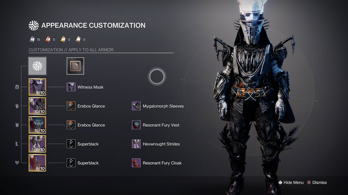 Synthnotik's tweet image. The Witness #FOTLFashion2024 #destiny2 @BrunoLouviers @A_dmg04
