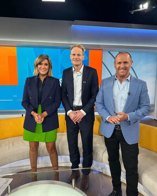 The publication day this week of my very personal memoir book Brainstorm written with Garry Maddox was kicked off with a visit to Channel 7. 

First up I had a chat with Nat Barr and Matt Shirvington on Sunrise about about the book and my hopes for the future. And then over to
