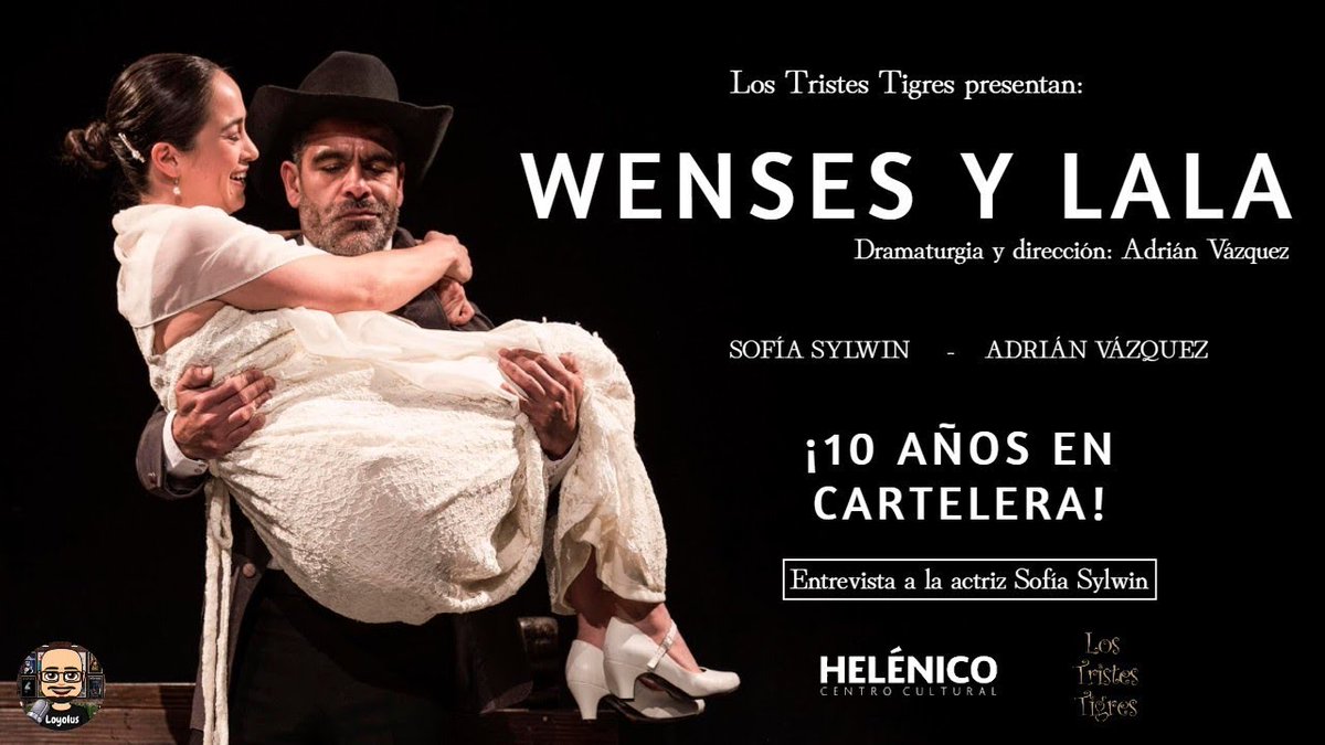 Loyolus 🎭🎬📺🎶 (@soy_loyolus) on Twitter photo No se pierdan mi entrevista con la actriz <a href="/SofiaSylwin/">Sofia Sylwin</a> sobre "Wenses y Lala", escrita y dirigida por <a href="/vazquezadrian75/">Adrián Vázquez</a>
Den clic ➡️ youtu.be/zKWdzJ1ovV8?si…
¡La obra está celebrando 10 años de éxito!
Funciones en el teatro <a href="/Helenico/">Centro Cultural Helénico</a> de jueves a domingo hasta el 10 de noviembre. No se pierdan mi entrevista con la actriz <a href="/SofiaSylwin/">Sofia Sylwin</a> sobre "Wenses y Lala", escrita y dirigida por <a href="/vazquezadrian75/">Adrián Vázquez</a>
Den clic ➡️ youtu.be/zKWdzJ1ovV8?si…
¡La obra está celebrando 10 años de éxito!
Funciones en el teatro <a href="/Helenico/">Centro Cultural Helénico</a> de jueves a domingo hasta el 10 de noviembre.