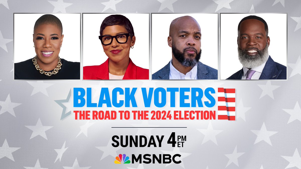Melissa Murray (@ProfMMurray on Threads 🧵) (@profmmurray) on Twitter photo .<a href="/SymoneDSanders/">Symone D. Sanders Townsend</a> and I are reuniting... this time with <a href="/trymainelee/">Trymaine Lee</a> and <a href="/CFColemanJr/">Charles Coleman Jr., Jedi Knight</a>!
Check it out this Sunday at 4 pm ET on <a href="/MSNBC/">MSNBC</a>! .<a href="/SymoneDSanders/">Symone D. Sanders Townsend</a> and I are reuniting... this time with <a href="/trymainelee/">Trymaine Lee</a> and <a href="/CFColemanJr/">Charles Coleman Jr., Jedi Knight</a>!
Check it out this Sunday at 4 pm ET on <a href="/MSNBC/">MSNBC</a>!