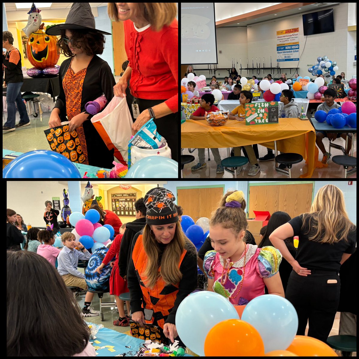 Teams Imagination and Elevate created “Tabletop Treats” for students in the specialized classrooms—a Trunk or Treat-style experience! Each display was inspired by their book club novels. Their creativity and compassion made this experience truly heartwarming.<a href="/principalmesser/">Eric Messer</a>