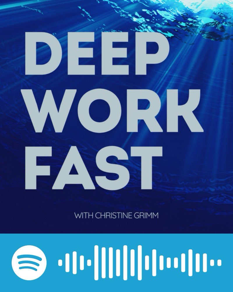 All episodes of my weekly podcast are available any time on Spotify.  💫Always relevant and useful tools. Always 20 min or less. ⬇️