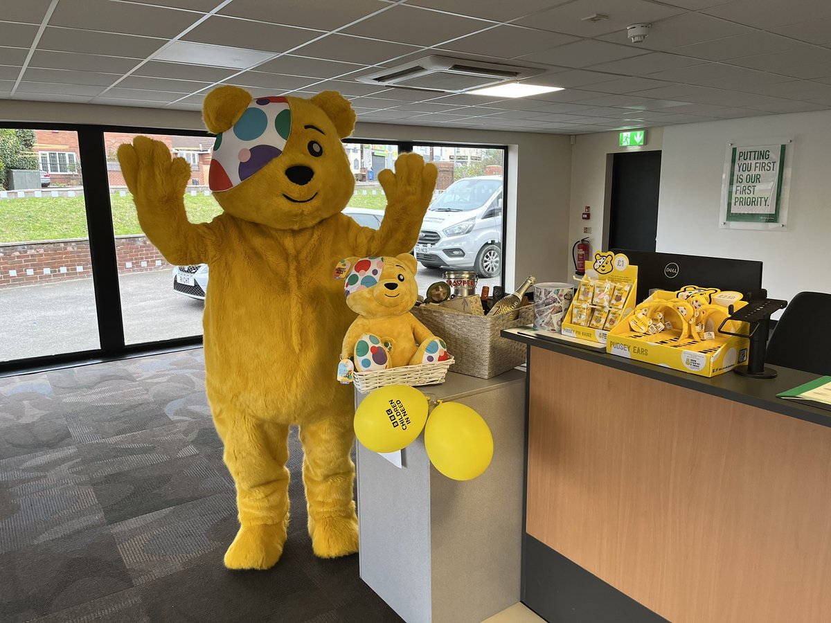 We spent yesterday visiting local businesses with Pudsey Bear himself raising funds for Children in Need. If you would like to donate to this great cause please follow the link below. enterpriseteampudsey.co.uk/page/castlefor…