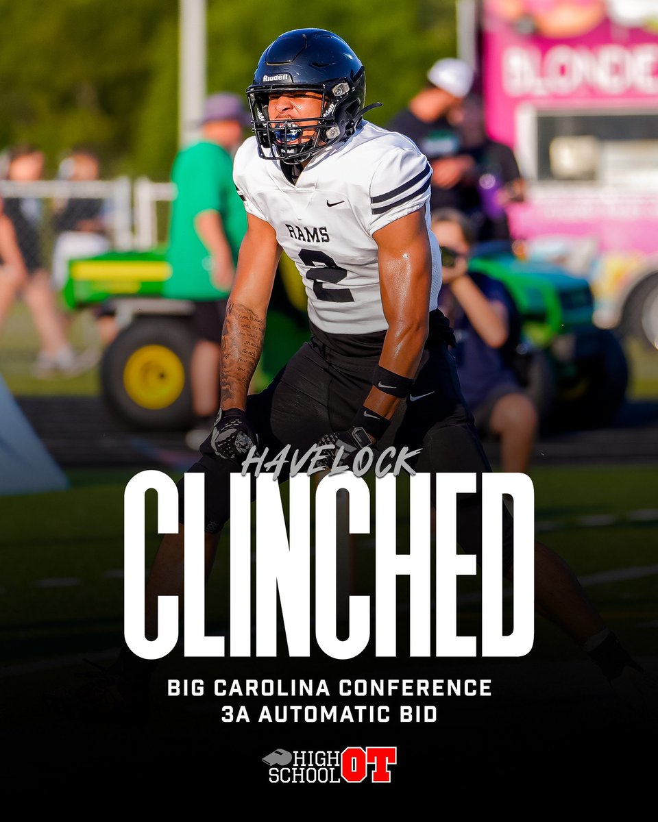With a win vs. J.H. Rose, Havelock has clinched the top 3A playoff spot out of the Big Carolina.