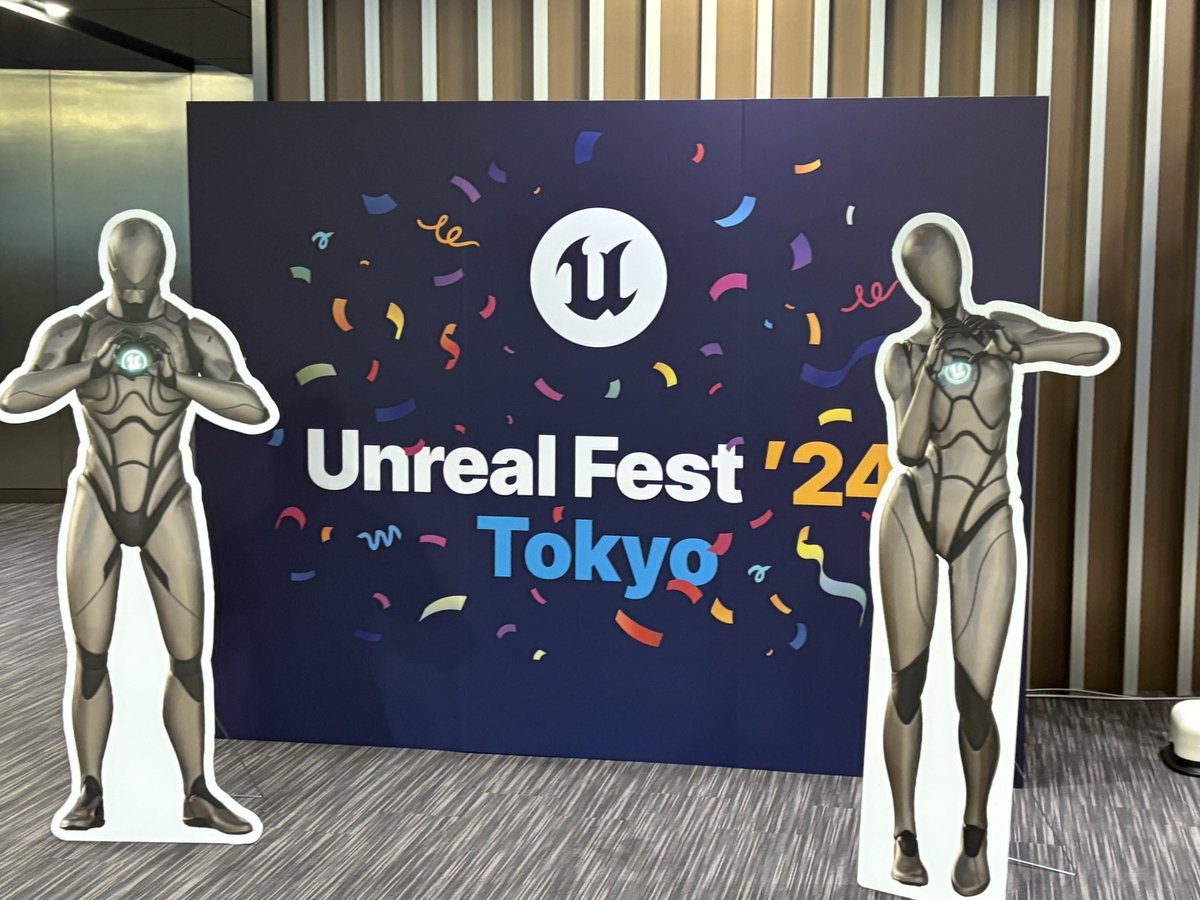 zer0_10r's tweet photo. 来ました！
#uefest
#unrealfest https://t.co/AAVs5gLxKS