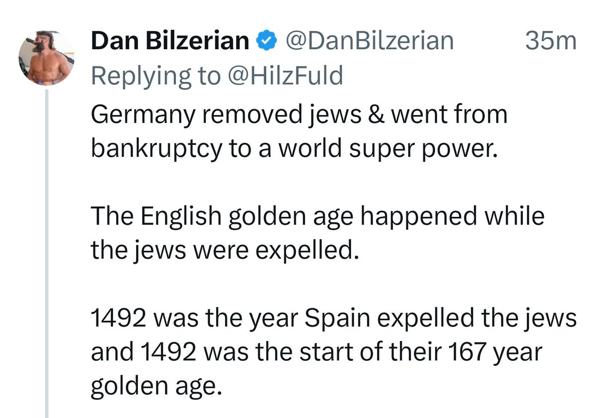 FactsVsZee's tweet image. These facts are the direct rebuttal to their &quot;we&apos;re just smarter&quot; excuse for overrepresentation. If they were indeed smarter, most societies that expelled them would have suffered a drastic decline. But the exact opposite often happened!