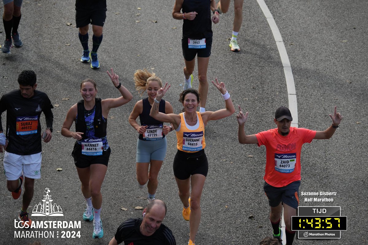 Suzanne Gisbertz (@ssgisbertz) on Twitter photo Amsterdam half marathon as afterburner after Berlin marathon! Home game! 01:43 mean 04:52 min/km! <a href="/TCSadammarathon/">TCSAmsterdamMarathon</a> #amsterdammarathon Amsterdam half marathon as afterburner after Berlin marathon! Home game! 01:43 mean 04:52 min/km! <a href="/TCSadammarathon/">TCSAmsterdamMarathon</a> #amsterdammarathon