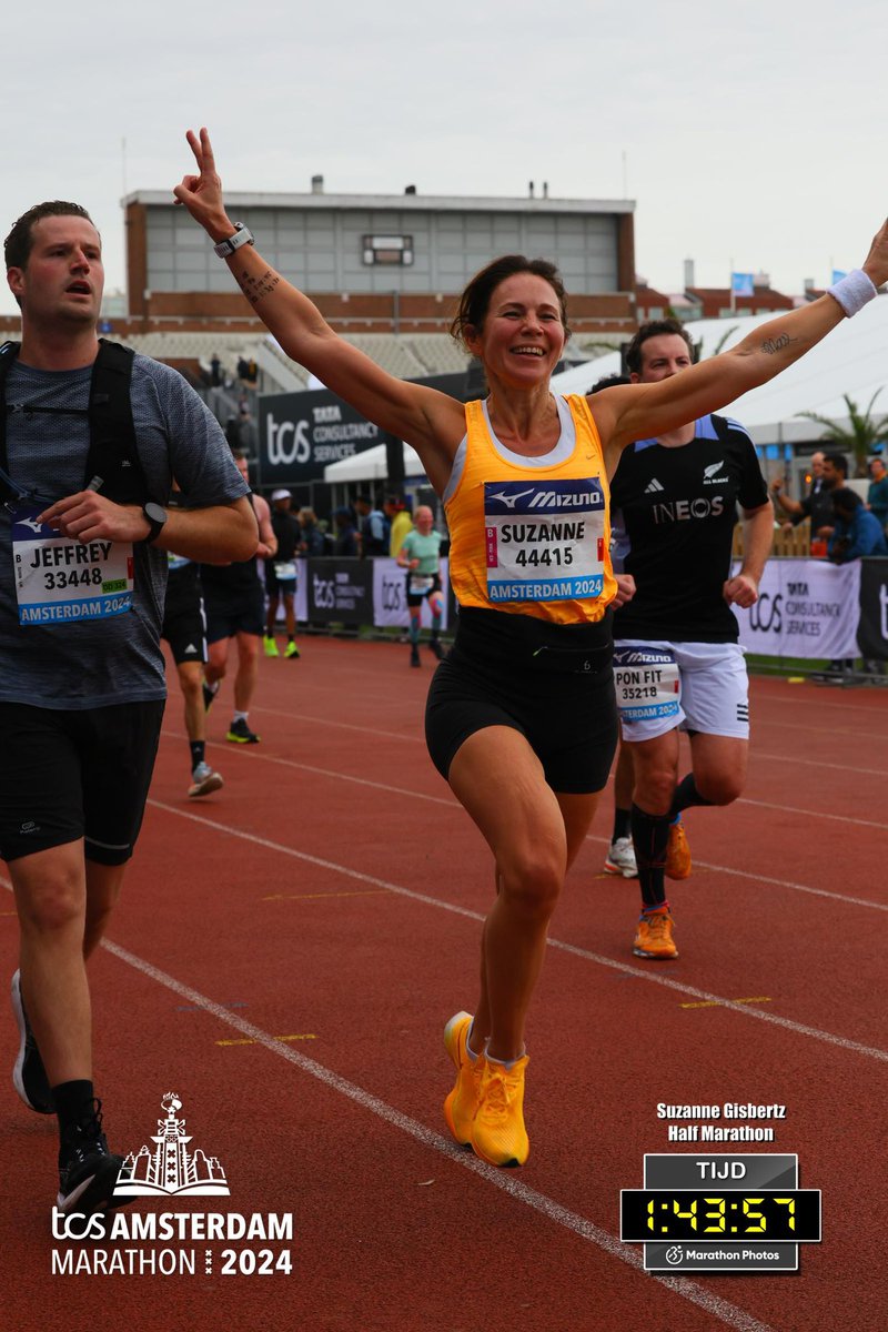 SSGisbertz's tweet image. Amsterdam half marathon as afterburner after Berlin marathon! Home game! 01:43 mean 04:52 min/km! @TCSadammarathon #amsterdammarathon